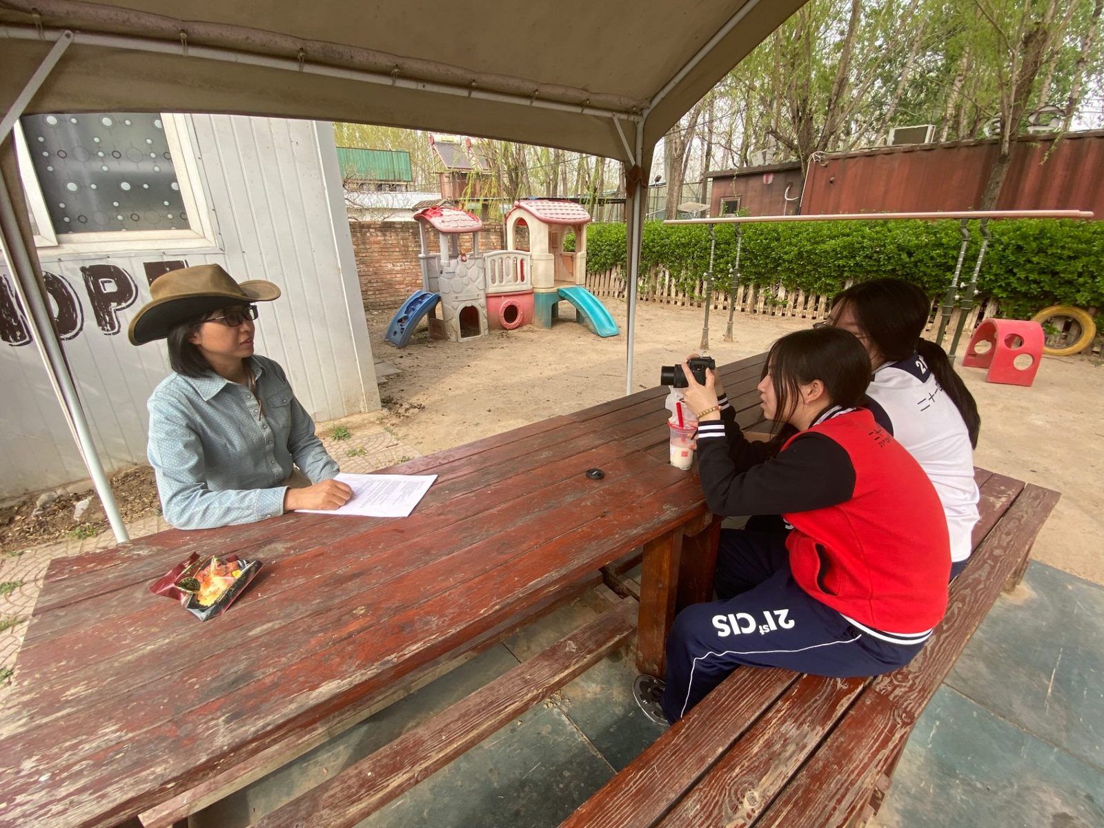 Interviewing at HOPE playground