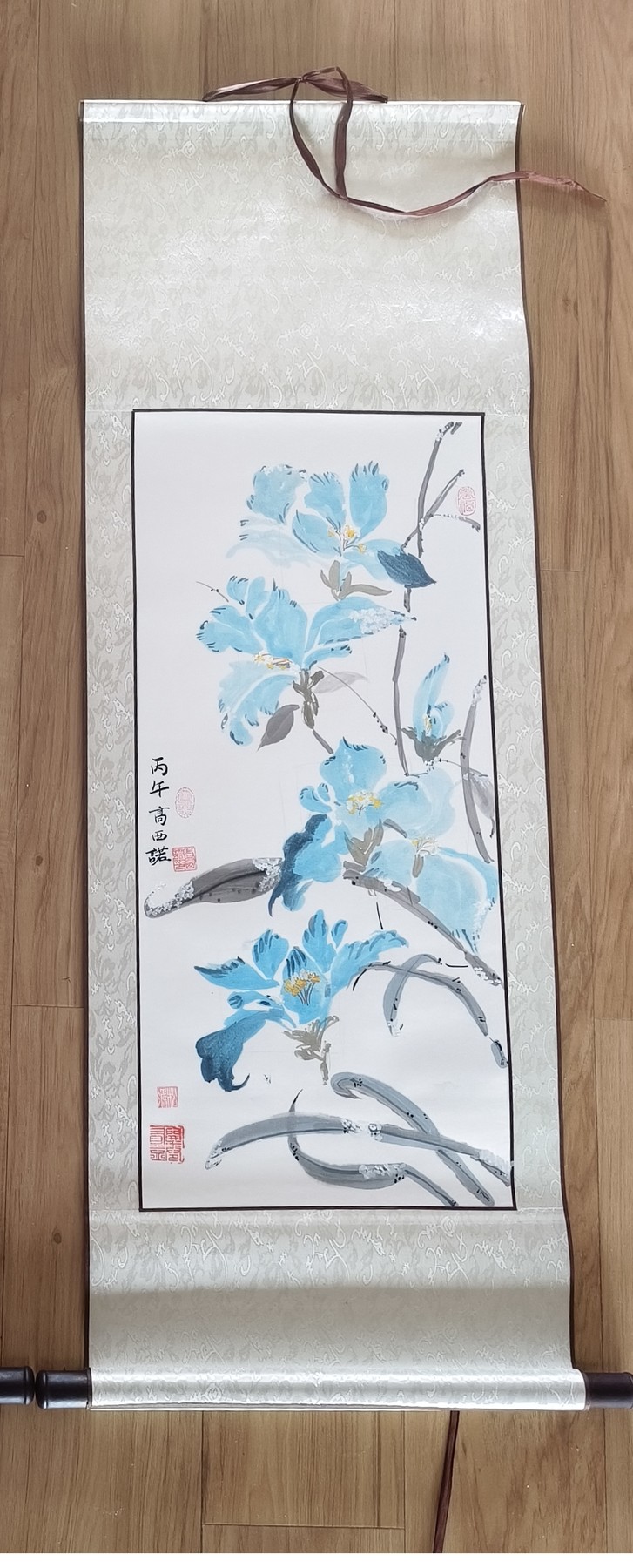 “Orchid” Scroll